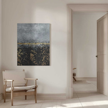 Wall art Gold Black Abstract