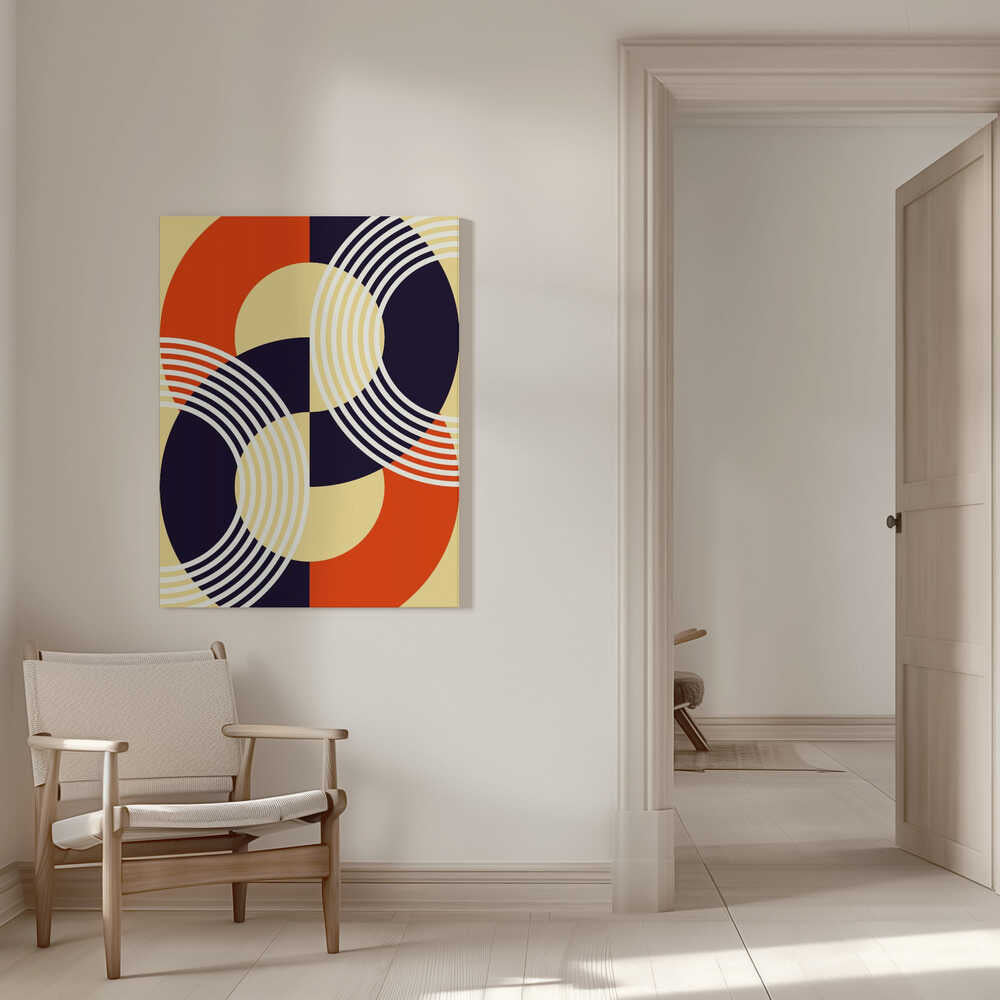 Wall art Interwoven Circles