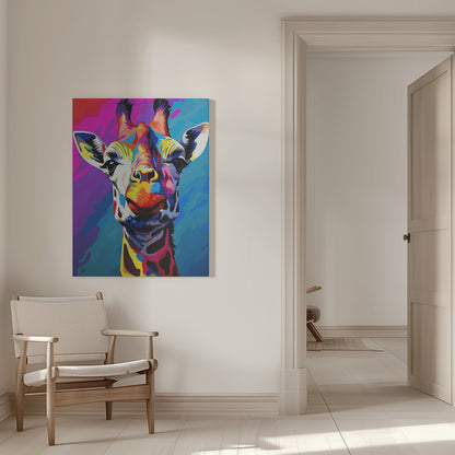  Giraffe Pop Art Wall Artwork 0