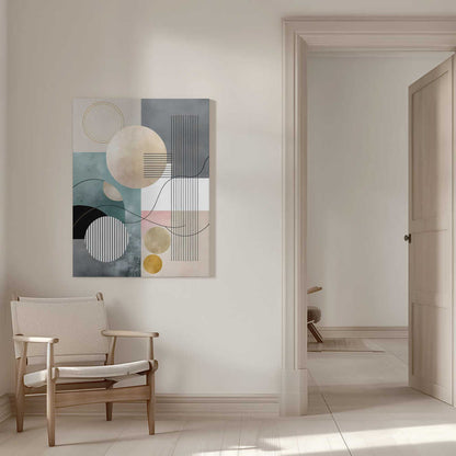 Wall art Pastel Geometry Collage
