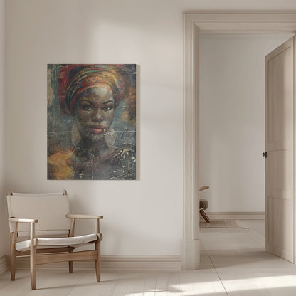  African Art Illustration Wallart 068 Wall Artwork 0