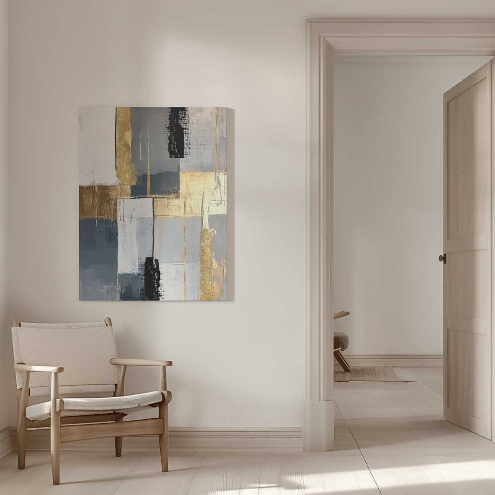 Wall art Golden Greys 3