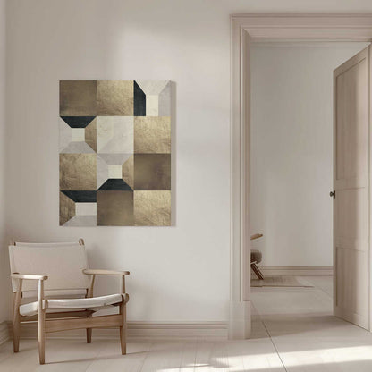 Wall art Geometric Gold Rhythm