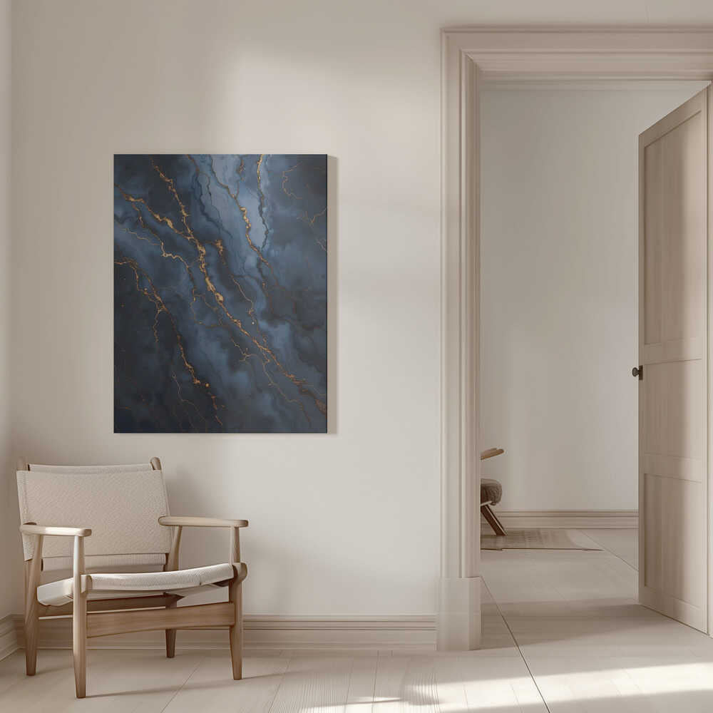 Wall art Blackout With Gold Vibes