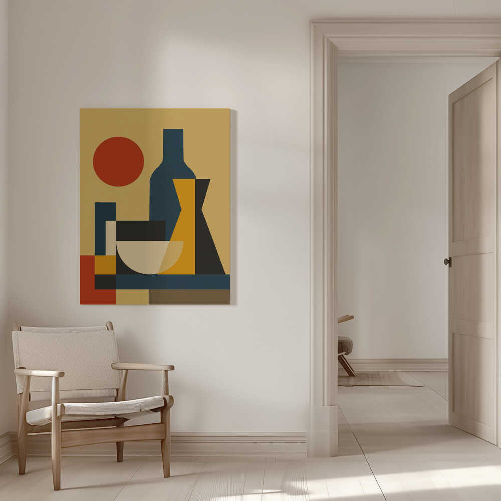 Wall art Geometric Still Life Composition 02