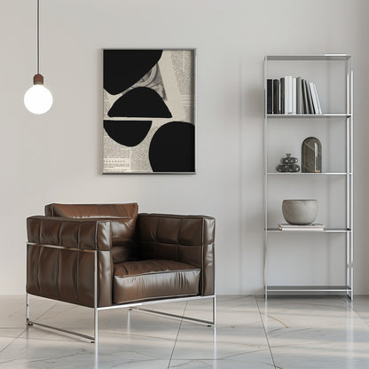  Abstract Paper VIII Wall Artwork 0