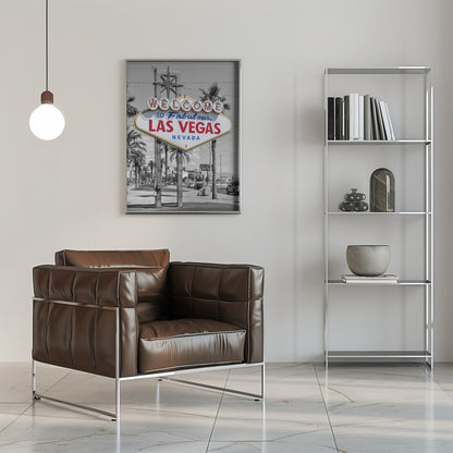  LAS VEGAS Sign - colorkey Wall Artwork 0