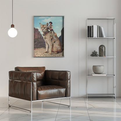  Cat Lone Ranger Wall Artwork 0