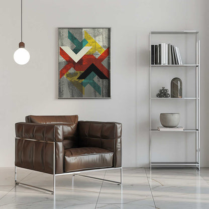 Wall art Abstract Geometric Pattern