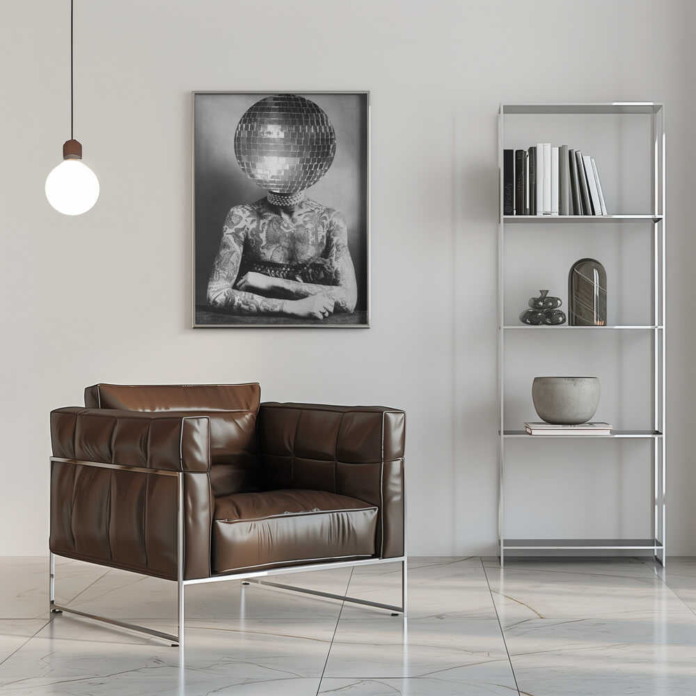 Wall art DISCO VINTAGE PORTRAIT