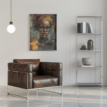  African Art Illustration Wallart 068 Wall Artwork 0
