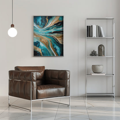 Wall art Flowing Through Time