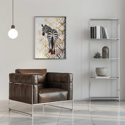 Wall art Zebra Hells Art Deco