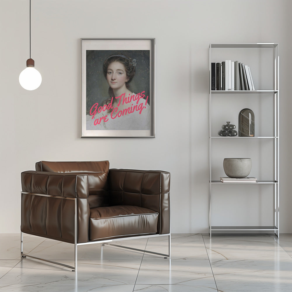 canvas prints Good Things Are Coming!16X20inches- Black Frame