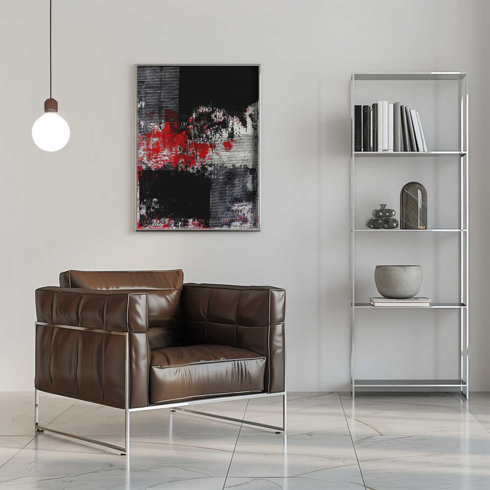 Wall art Crimson Echoes