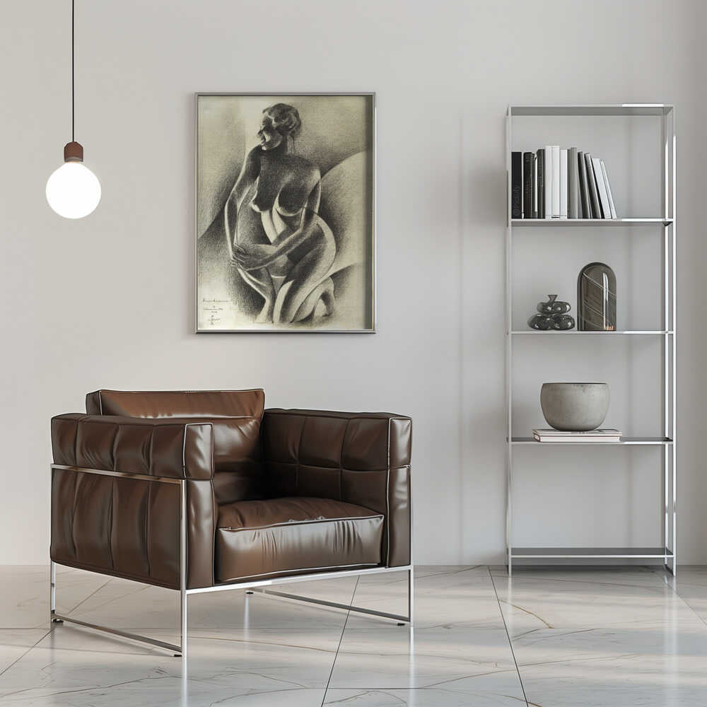 Wall art Cubist Style Nude Figure