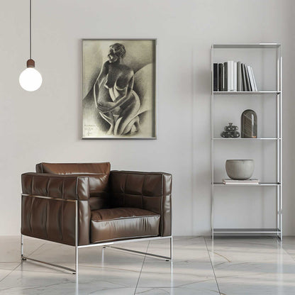 Wall art Cubist Style Nude Figure