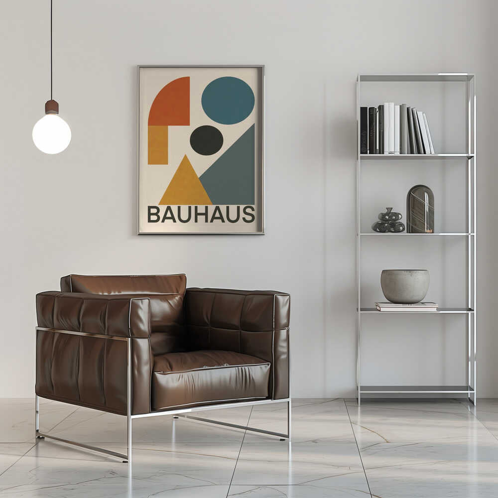 Wall art Geometric Bauhaus Composition