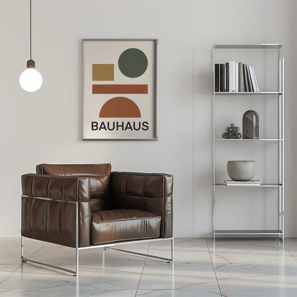 Wall art Bauhaus Geometric minimal 04