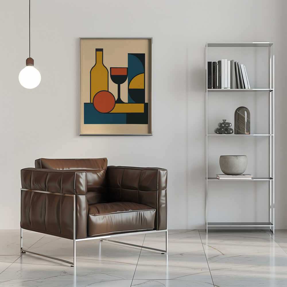 Wall art Geometric Still Life Composition