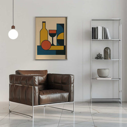Wall art Geometric Still Life Composition