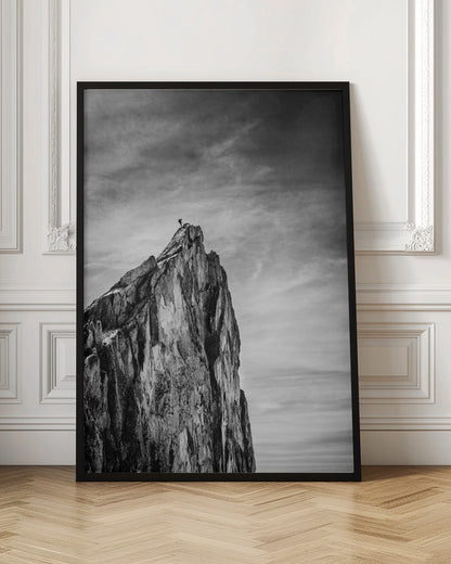  Balancing between Earth and Sky Wall Artwork In Black Floating Frame
