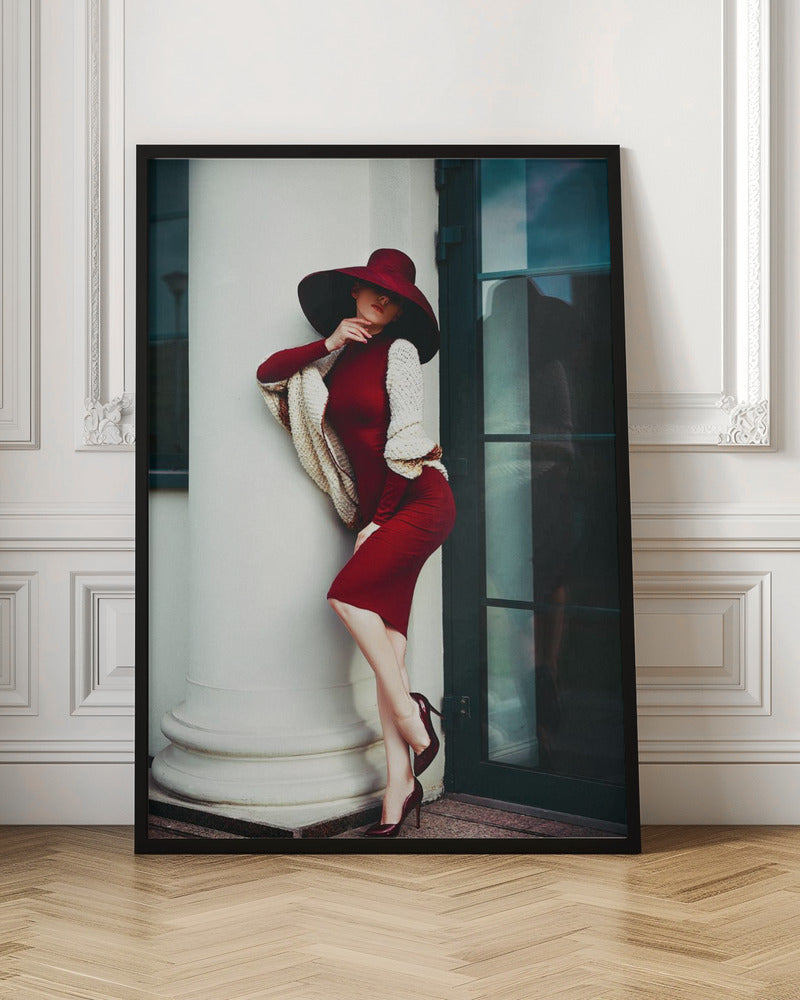  Elegance is the only beauty that never fades Wall Artwork In Black Floating Frame
