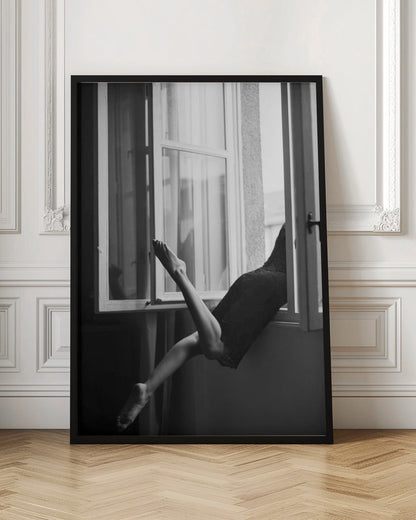  Jazzy Sunday Wall Artwork In Black Floating Frame