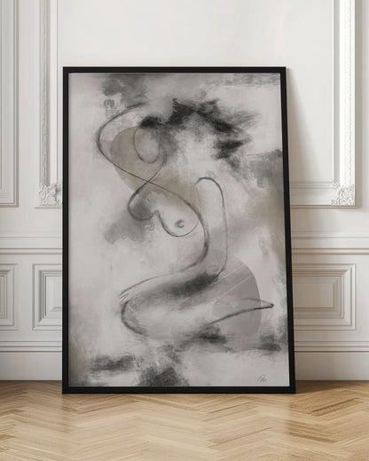  Resting Wall Artwork In Black Floating Frame