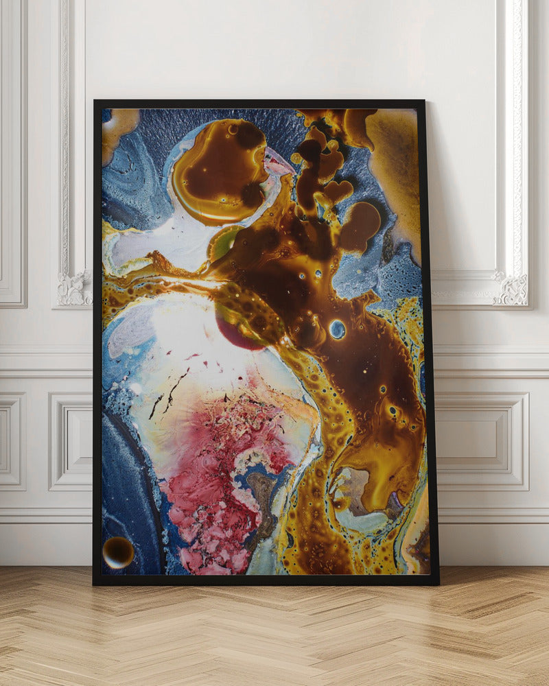  Microcosm Wall Artwork In Black Floating Frame