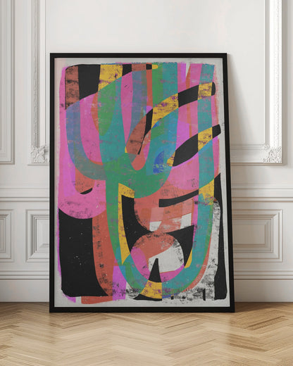  Junge (Party) Wall Artwork In Black Floating Frame