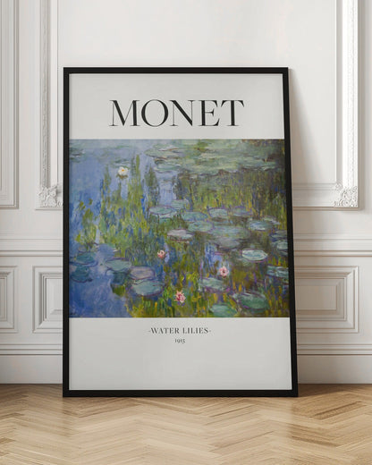  Water Lilies 1915 Monet Wall Artwork Gallery Wrapped (Ready to Hang)