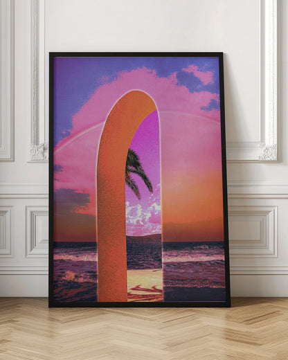 Wall art Portal Vaporwave