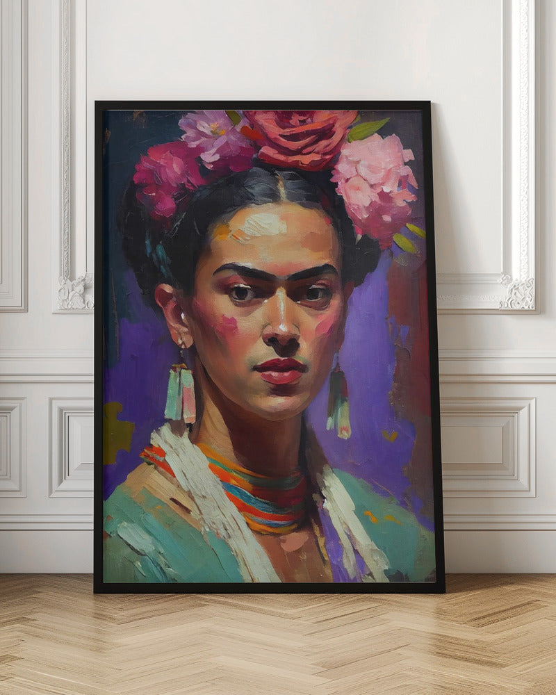  Portrait Of Frida Wall Artwork Gallery Wrapped (Ready to Hang)