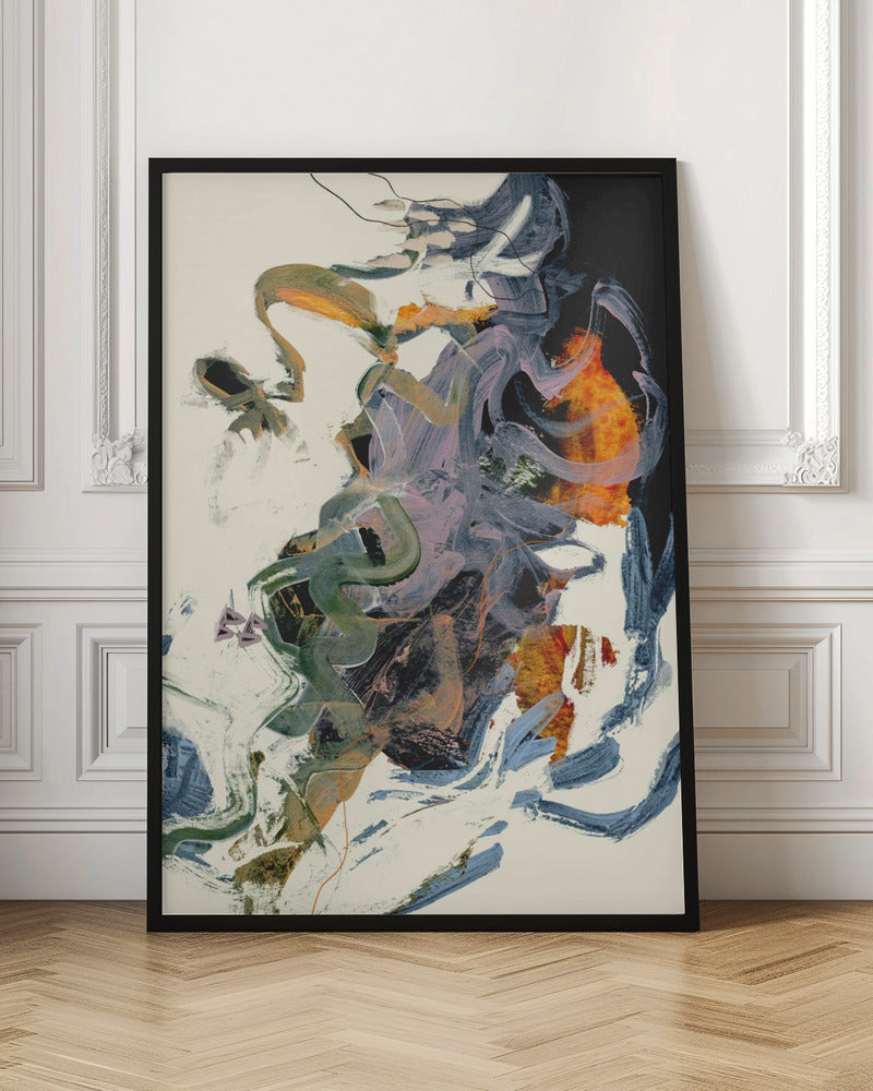  Theone Wall Artwork In Black Floating Frame