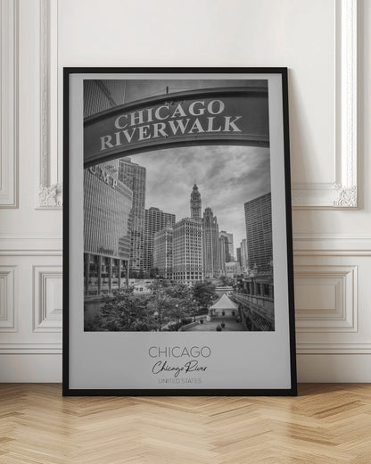 Wall Art CHICAGO Riverwalk