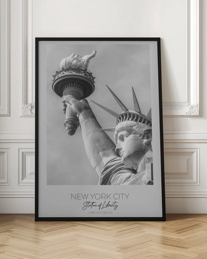 In focus: NEW YORK CITY Statue of Liberty in detail
