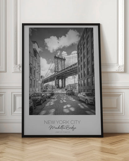 Wall art-NEW YORK CITY Manhattan Bridge