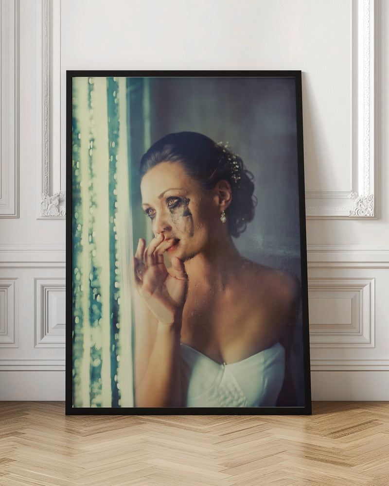  The Bride III Wall Artwork In Black Floating Frame