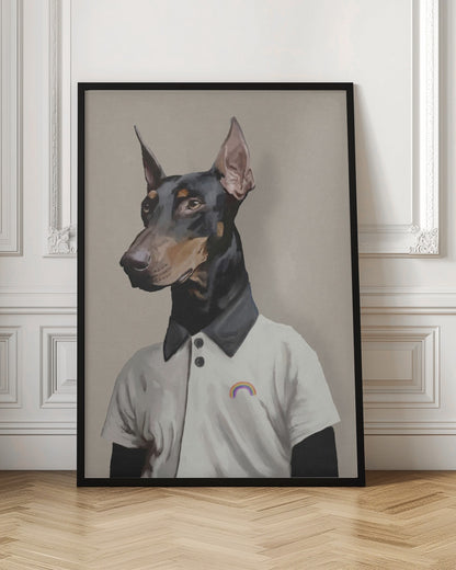  August Wall Artwork In Black Floating Frame