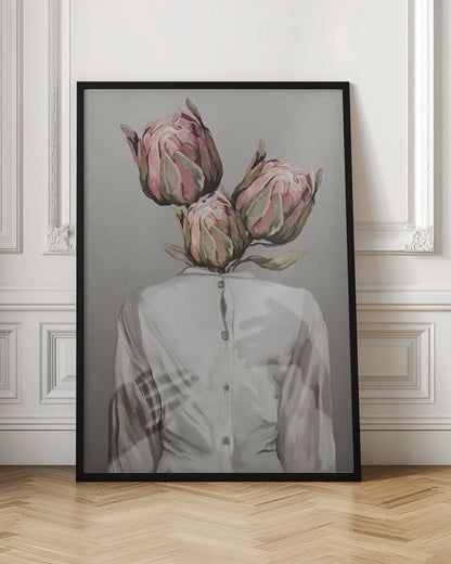  Unknown Longing No.I Wall Artwork In Black Floating Frame