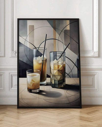 Wall art Cubist Cocktails