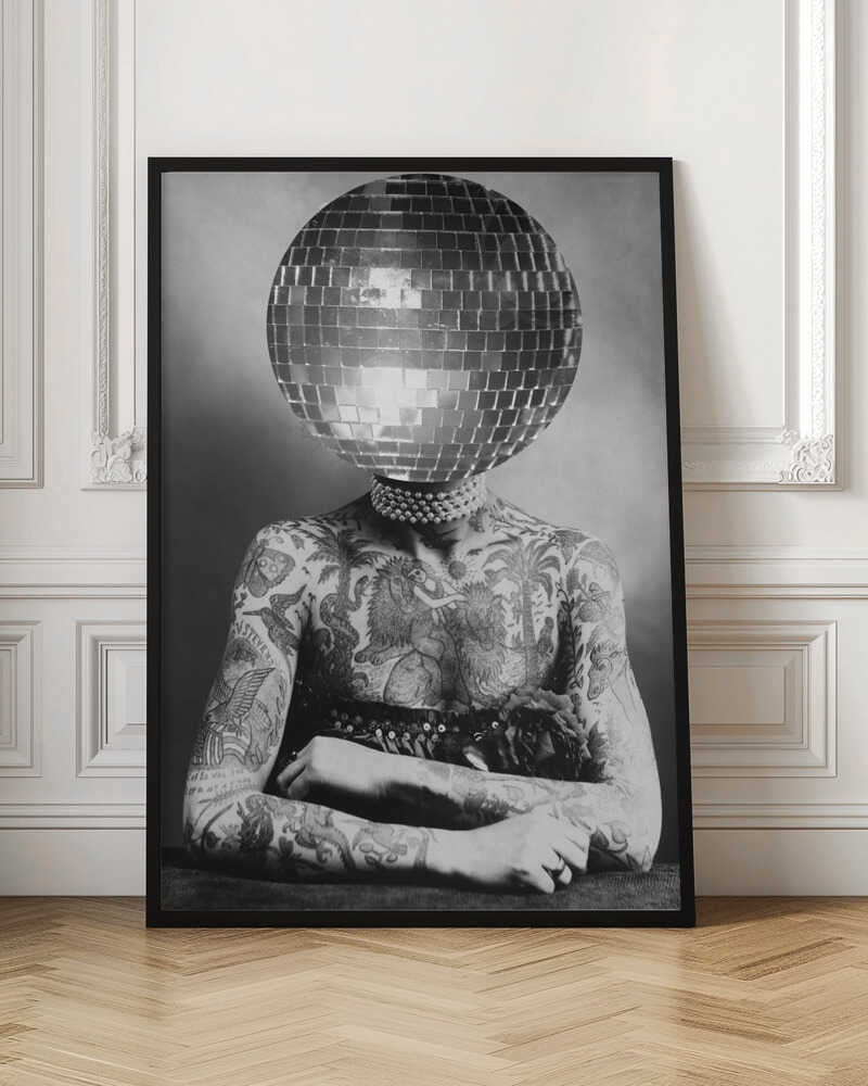 Wall art DISCO VINTAGE PORTRAIT