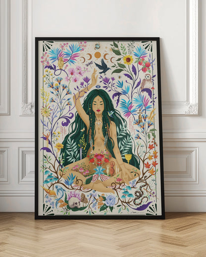  Matriarchal Consciousness Wall Artwork In Black Floating Frame