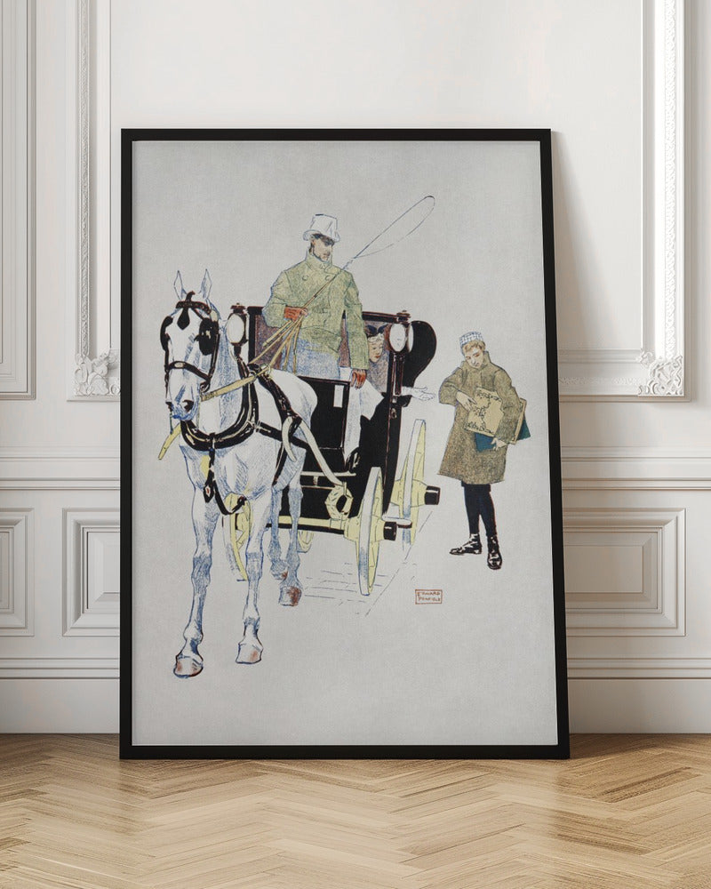  Vintage Carriage (1893) Wall Artwork Gallery Wrapped (Ready to Hang)