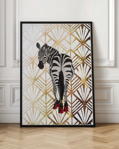Wall art Zebra Hells Art Deco