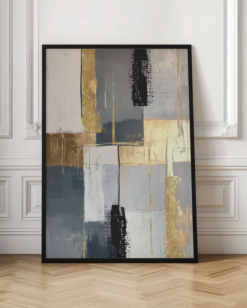 Wall art Golden Greys 3