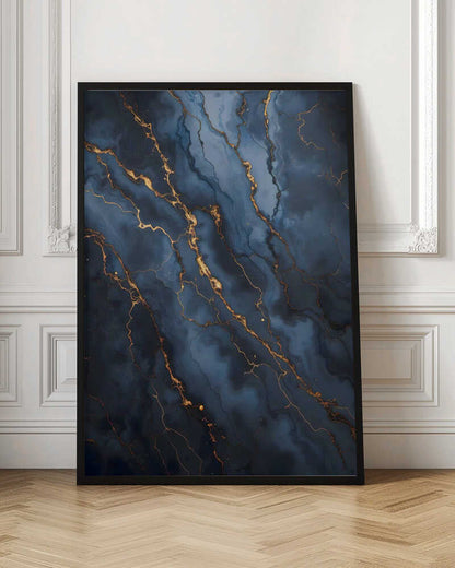 Wall art Blackout With Gold Vibes