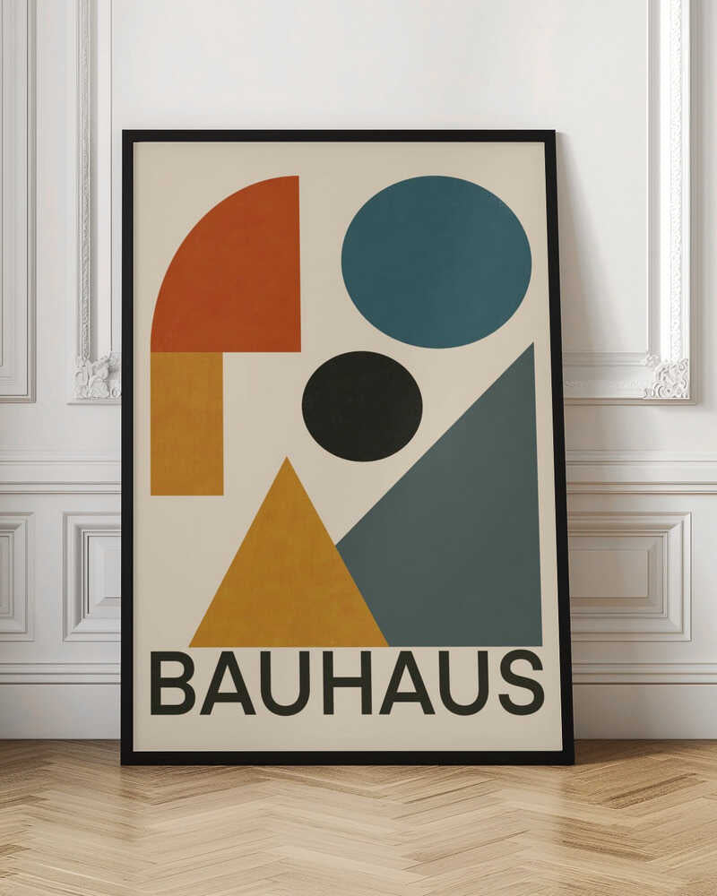 Wall art Geometric Bauhaus Composition