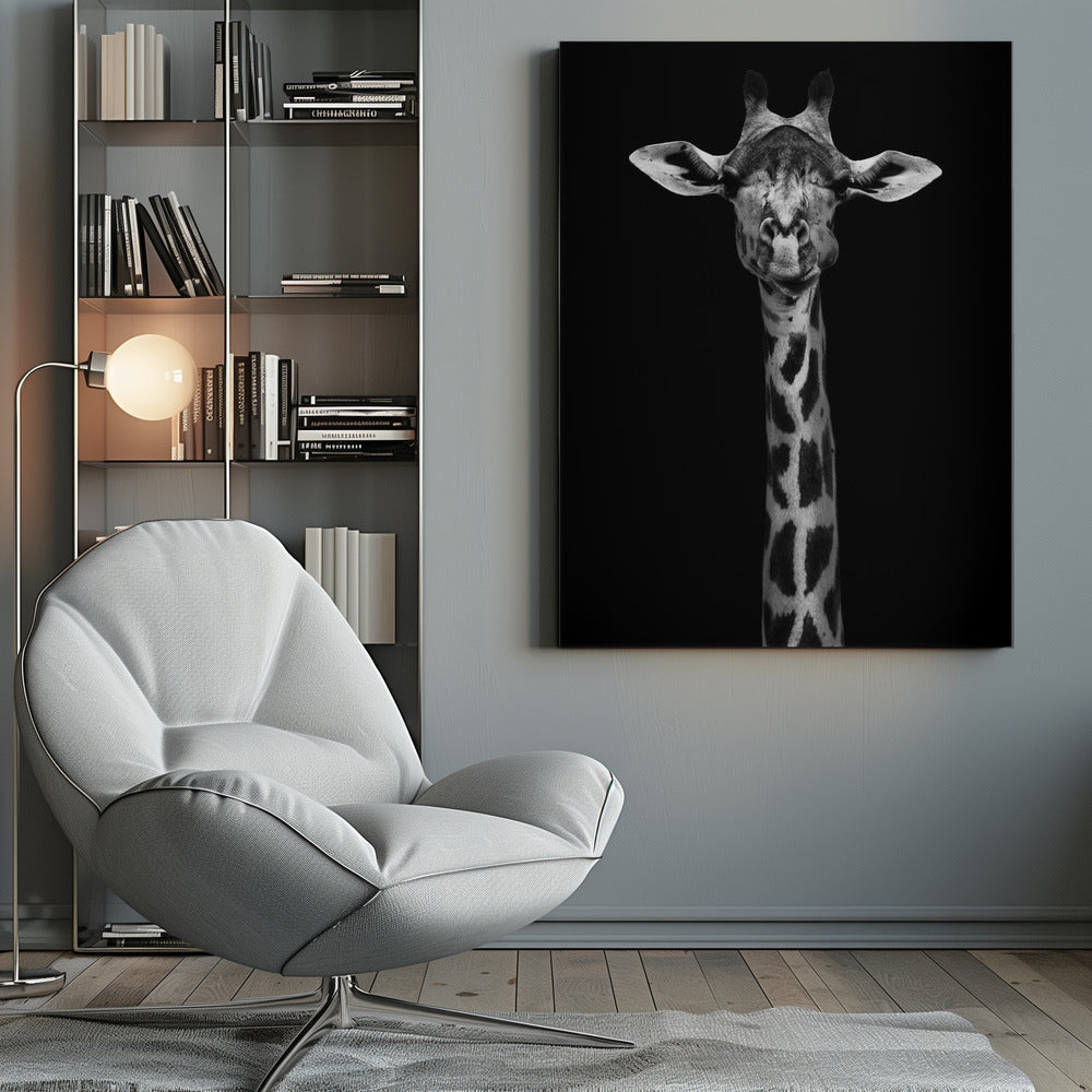  Giraffe Portrait Wall Artwork 0